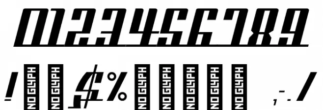 BTX The Bee Line Regular Font OTHER CHARS