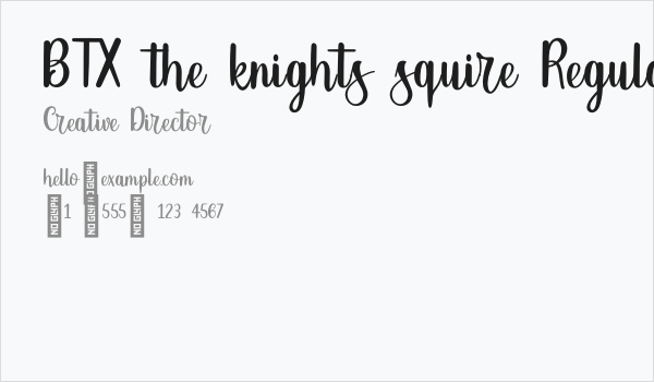 BTX-the-knights-squire Regular Business Card