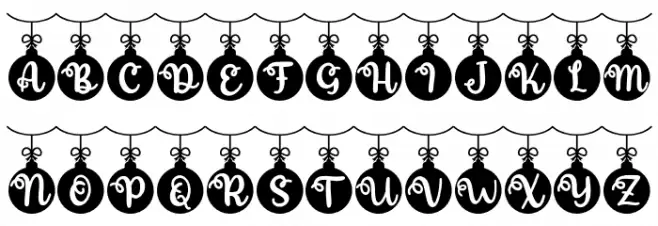 BtChristmasSunday-Hang Font UPPERCASE