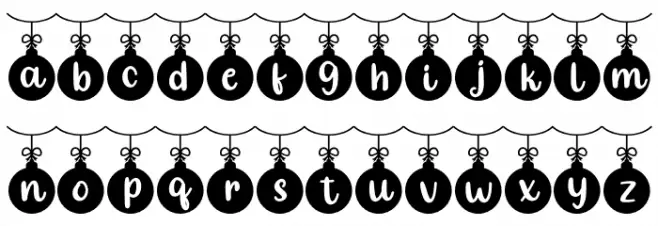 BtChristmasSunday-Hang Font LOWERCASE