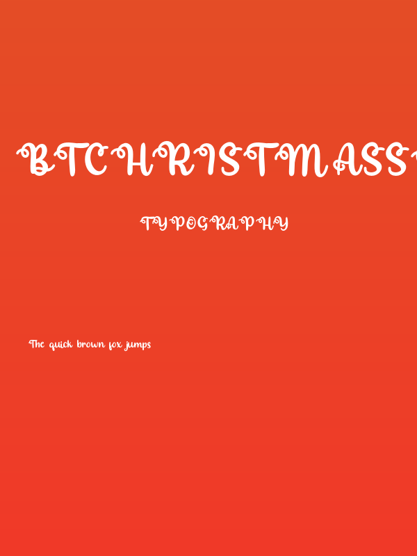 BtChristmasSunday-Reg Poster