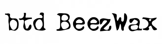 btd BeezWax  baixar fontes gratis
