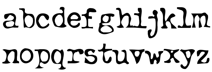 btd BeezWax Font LOWERCASE