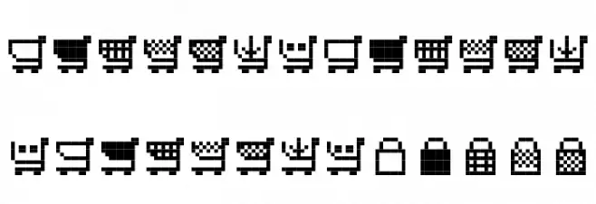 btd Cart-O-Grapher [bitmap] 字体 大写