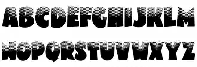 BUBBLEGUM 2 Regular Font Litere mari