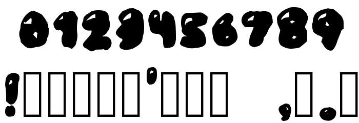 BUBBLEGUM BABY s Medium Font OTHER CHARS