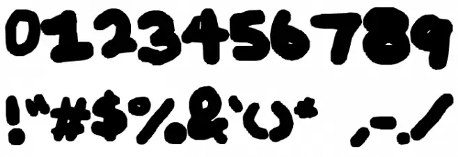 BUBBLEH Font OTHER CHARS