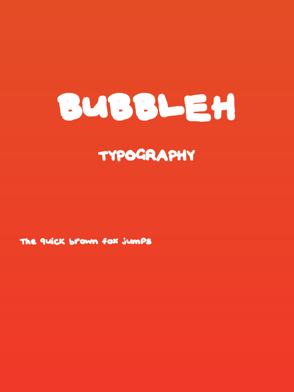 BUBBLEH Poster