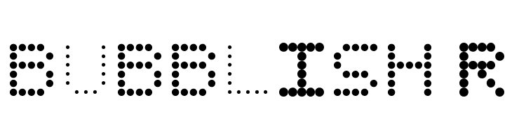 BUBBLISH Regular  Frei Schriftart Herunterladen