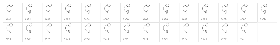 BUCCANEERS OF TAMPA BAY Character Map