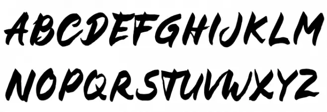 BUCKY Sans Font UPPERCASE