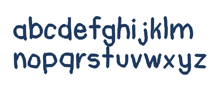 BUDAK TADIKA Lowercase