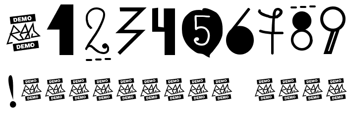 BUEN DIARegular Font OTHER CHARS