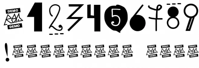 BUEN DIARegular Font OTHER CHARS