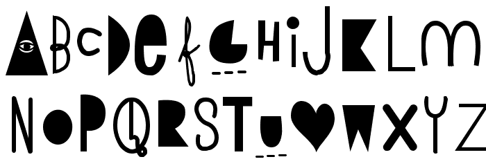 BUEN DIARegular Font LOWERCASE
