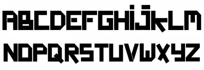 BUFFKY 359 Schriftart Groß