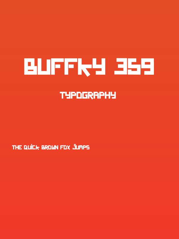 BUFFKY 359 Poster