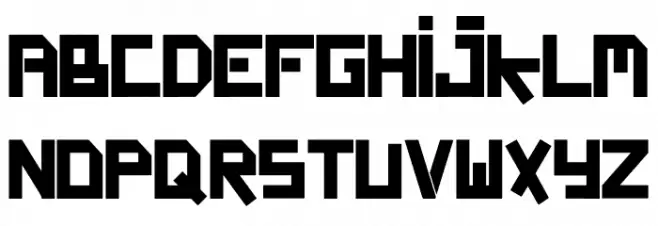 BUFFKY 359 خط أحرف صغيرة