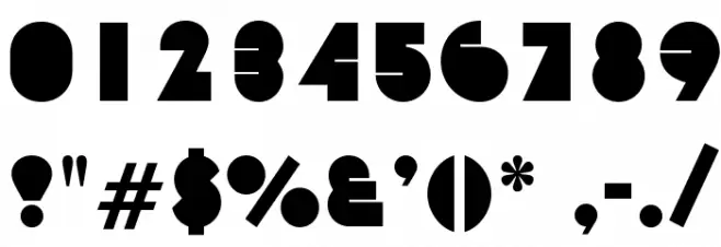 BUFORDOpti Font OTHER CHARS