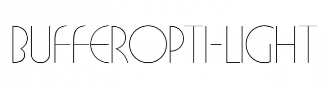 BUFferOpti-Light  font caratteri gratis