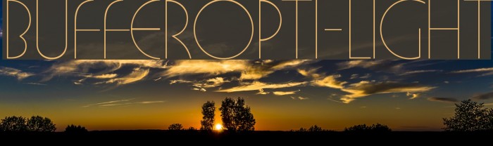 BUFferOpti-Light Font examples