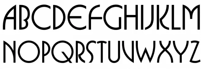 BUFferOpti-Medium 字体 大写