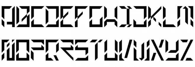 BUILDER Font LOWERCASE