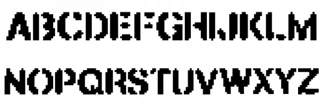 BUILDER Schriftart Groß