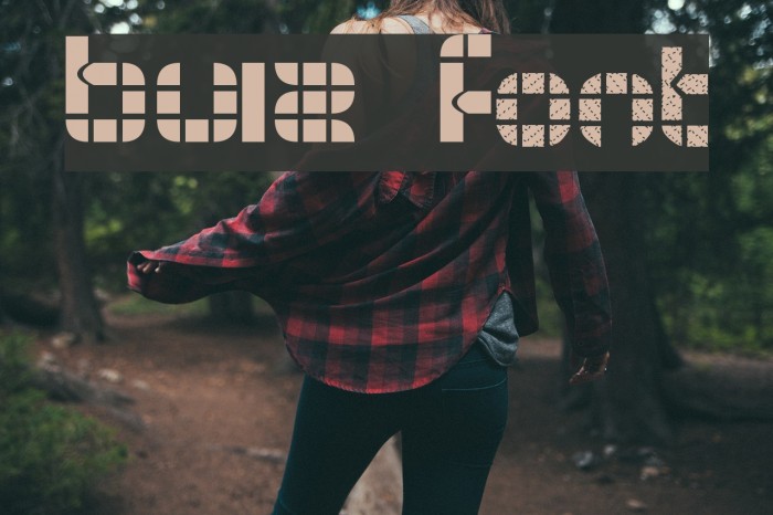 BUIS Font examples