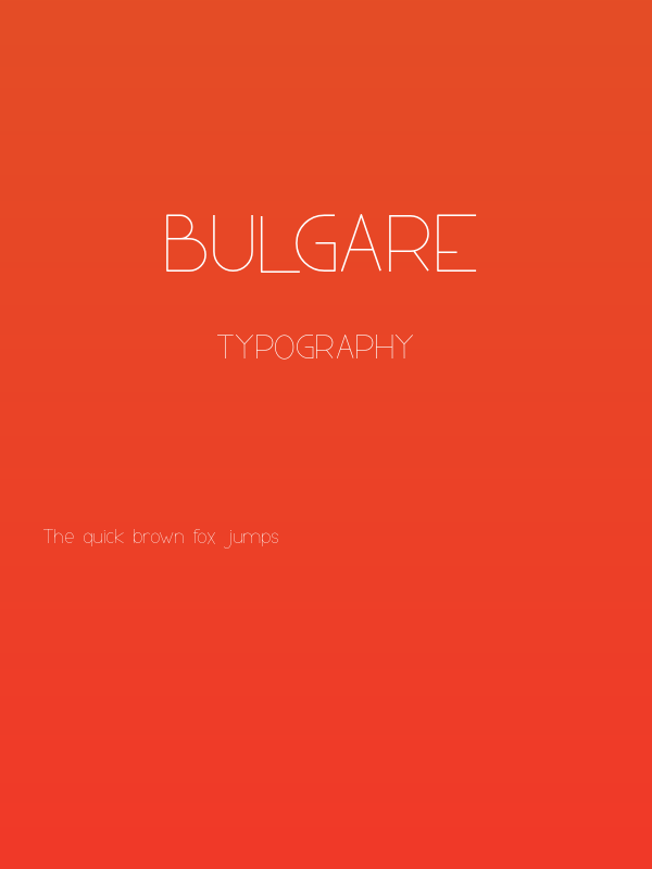 BULGARE Poster