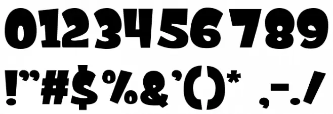 BULGOGI Font OTHER CHARS