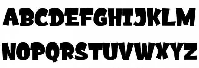 BULGOGI Font UPPERCASE