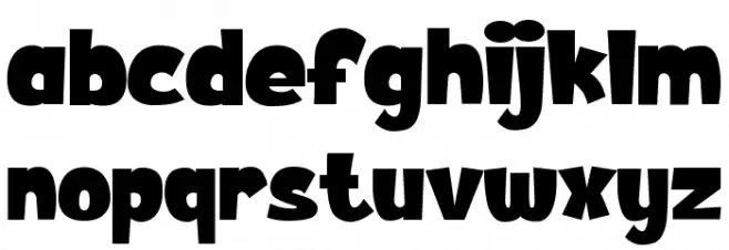 BULGOGI Font LOWERCASE