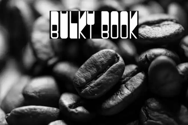 BULKY BOOK Caratteri examples