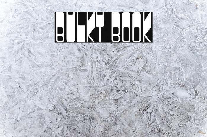 BULKY BOOK Example 3