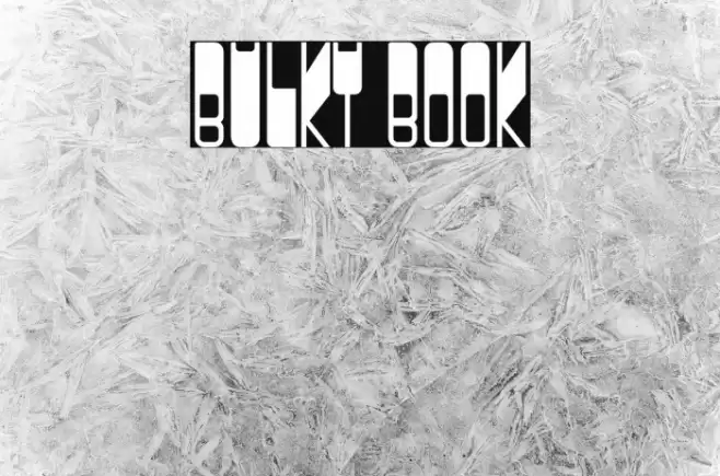 BULKY BOOK Caratteri examples