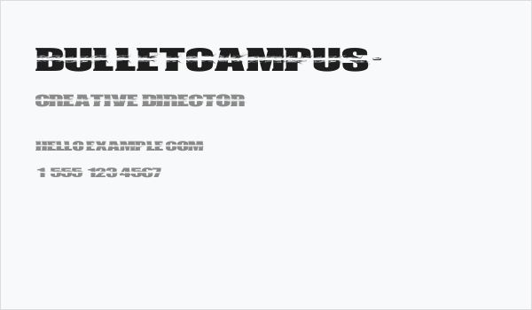 BULLETCAMPUS> Business Card