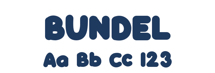 BUNDEL Font Preview