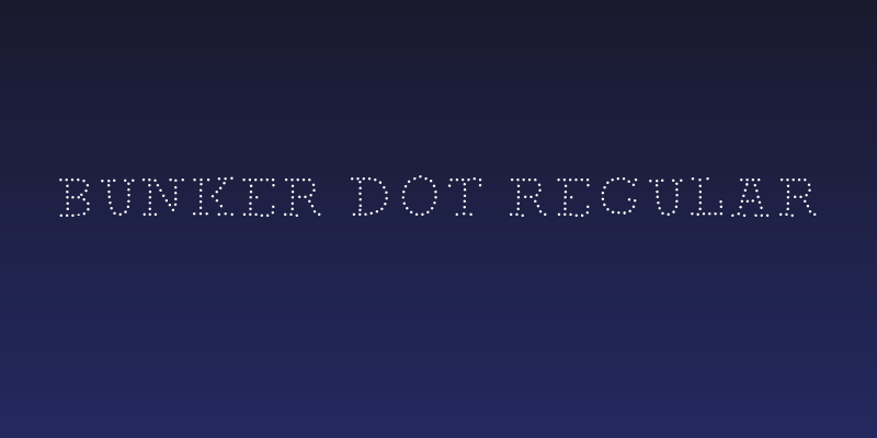 BUNKER DOT Regular Social Header
