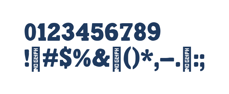 BUNKER Regular Other Characters