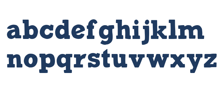 BUNKER Regular Lowercase