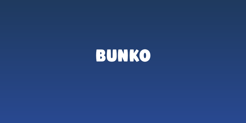 BUNKO Social Header