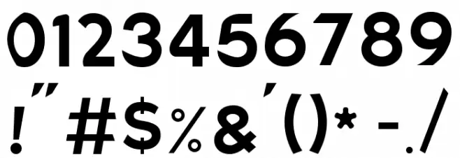 BURICK Font OTHER CHARS