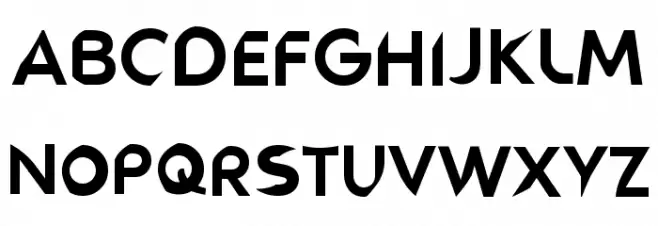 BURICK Schriftart Groß