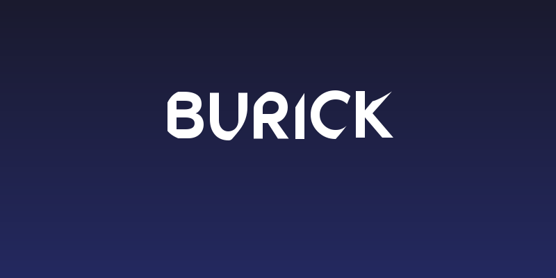 BURICK Social Header
