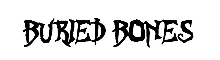 BURIED BONES Font