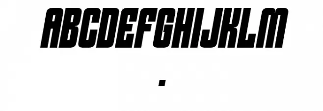 BURST SPEED Regular Font Alte caractere