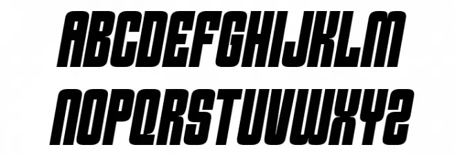 BURST SPEED Regular Font Litere mari