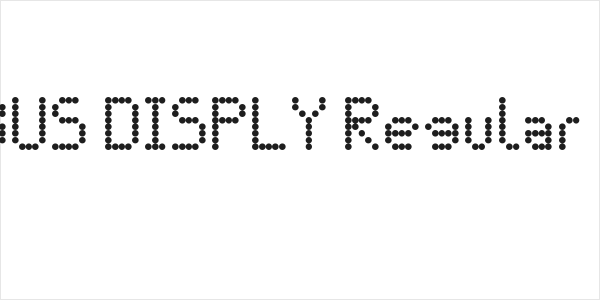 BUS DISPLY Regular Logo