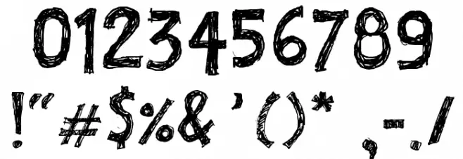 BUTECO Font OTHER CHARS